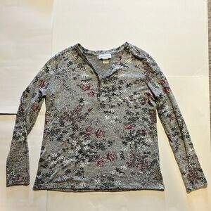 Liz Claiborne floral shirt